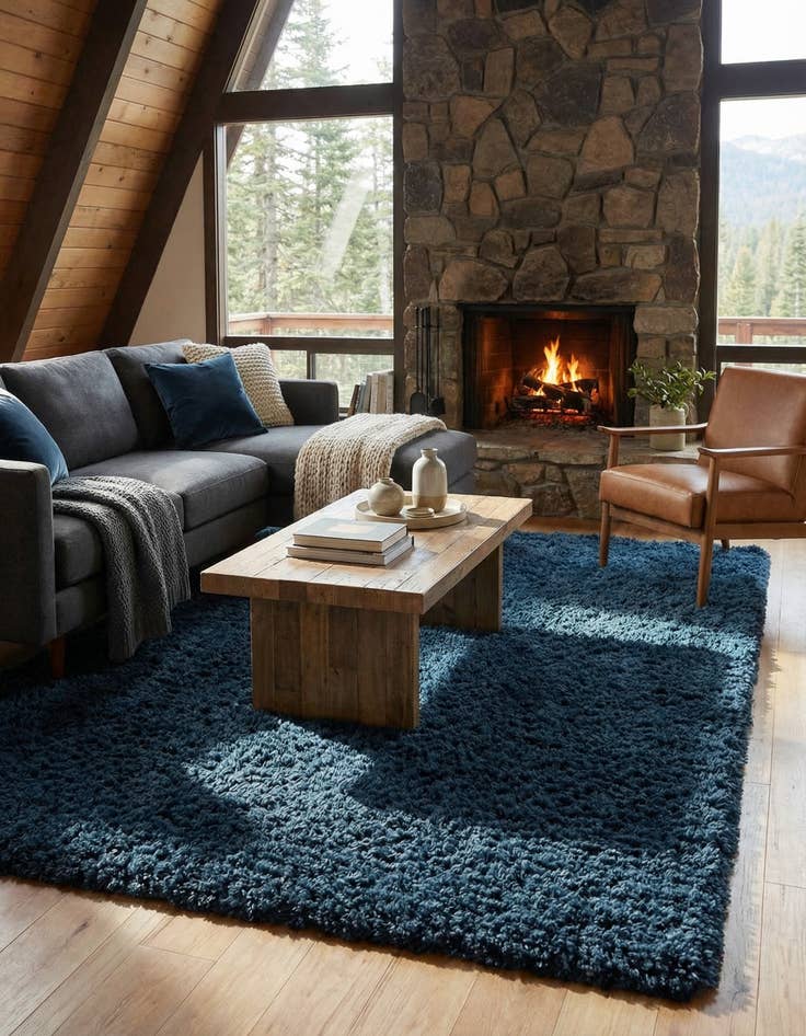 Detail image of 6' x 9' Infinity Shag Rug