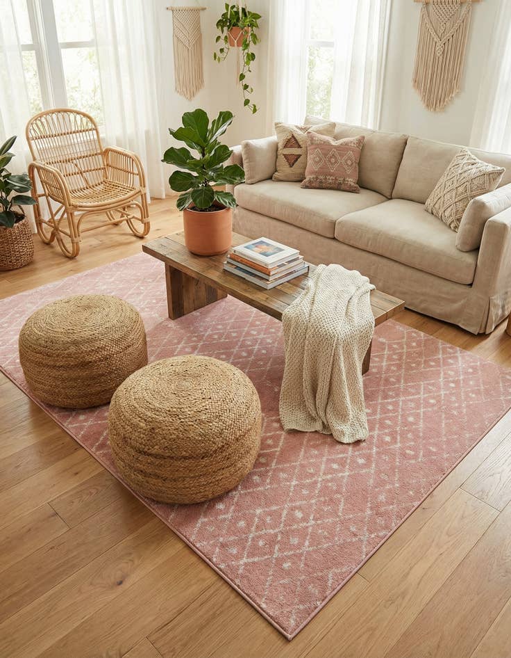 Detail image of 7' x 10' Paxon Trellis Rug