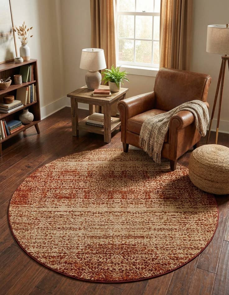 Detail image of 7' 10 x 7' 10 Equinox Round Rug