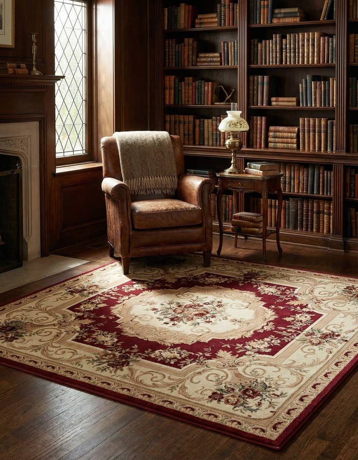 Detail image of 7' x 7' Chateau Square Rug