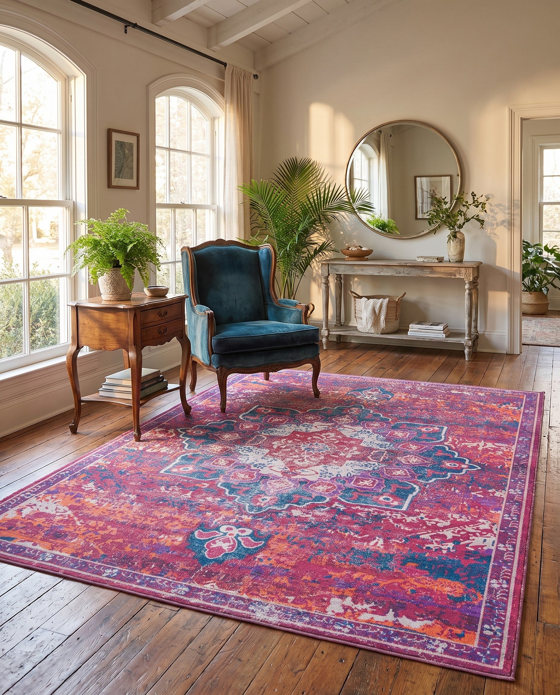 7' 10 x 11' Washable Francesca Rug