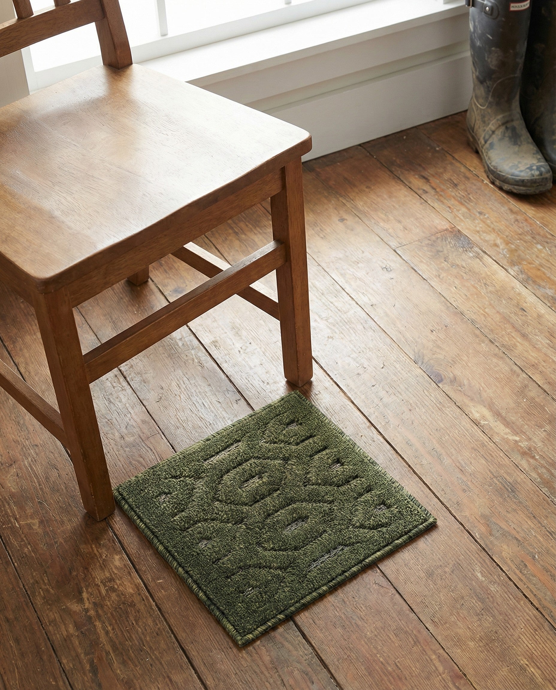 1' 4 x 1' 4 Easy-Clean Trellis Textured Indoor / Outdoor Sample Rug