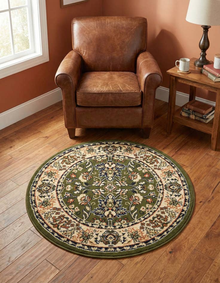 Detail image of 3' x 3' Yasmin Round Rug