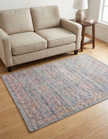 3' 3 x 5' 3 Washable Nostalgia Rug