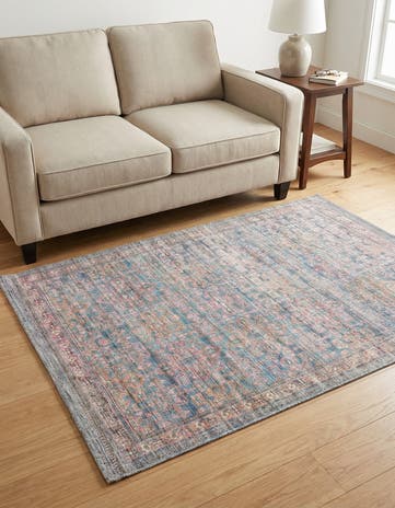 3' 3 x 5' 3 Washable Nostalgia Rug