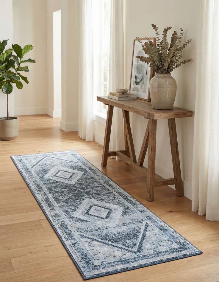 Detail image of 2' x 6' Kamala Washable Runner Rug