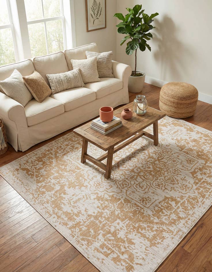 Detail image of  7' 10 x 10'  Washable Jill Zarin Dubai Indoor / Outdoor Rug