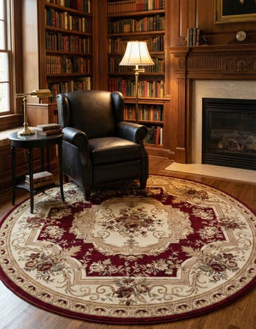 7' x 7' Chateau Round Rug