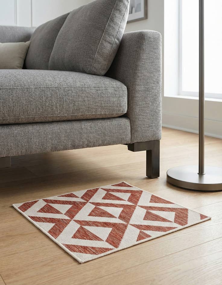 Detail image of 1' 4 x 1' 4 Washable Jill Zarin Napa Indoor / Outdoor Sample Rug