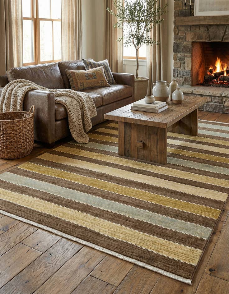 Detail image of 7' x 10' Kashkuli Gabbeh Rug