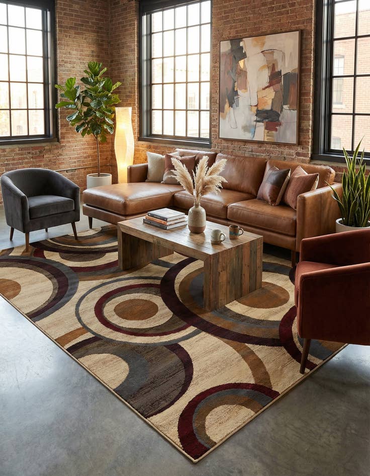 Detail image of 9' x 12' Coffee Shop Rug