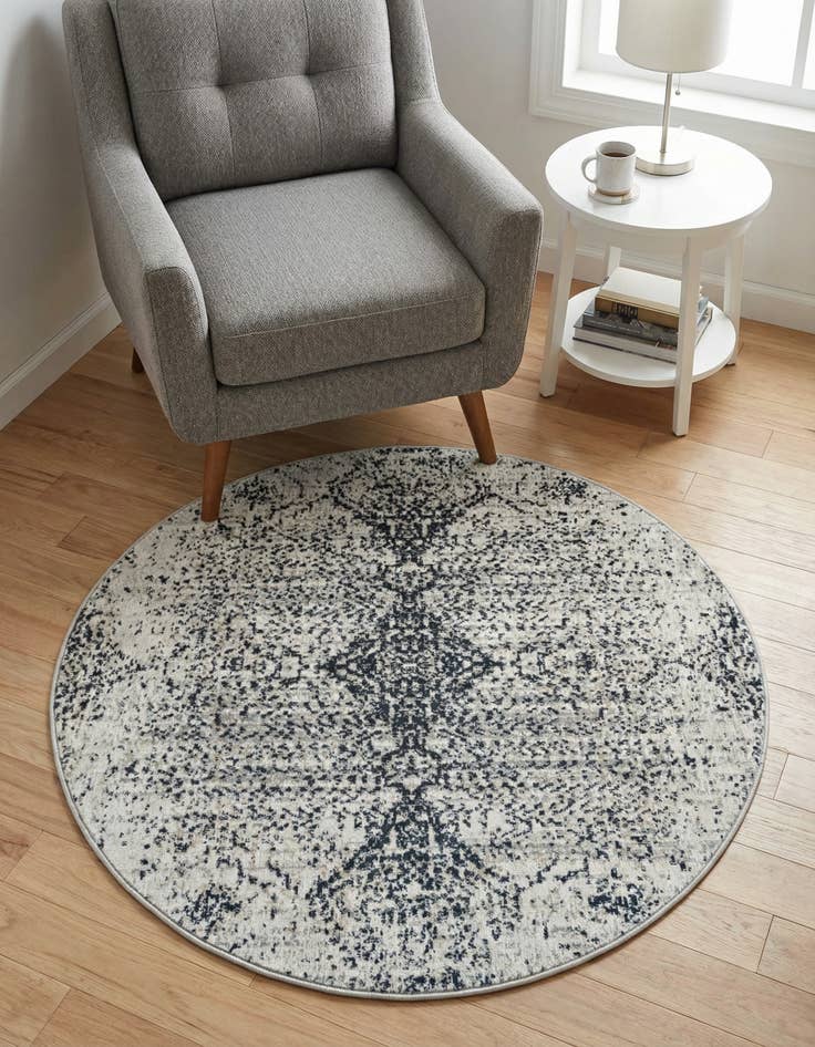 Detail image of 3' 3 x 3' 3 Kamala Washable Round Rug