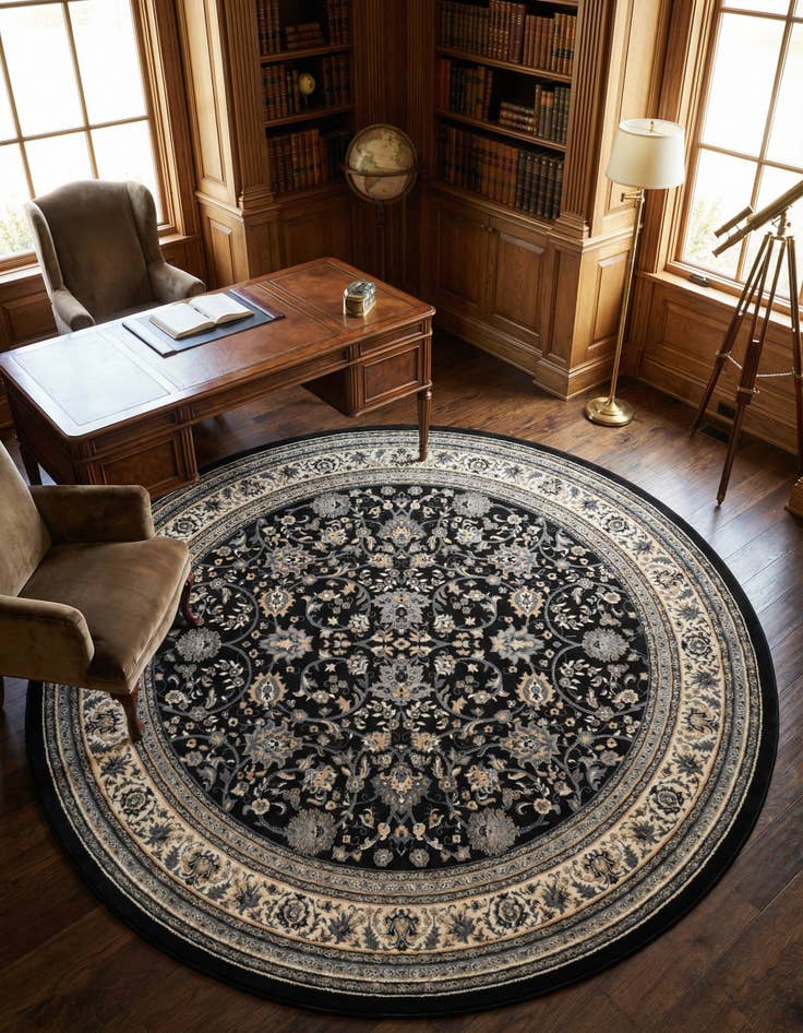 Detail image of 10' x 10' Yasmin Round Rug