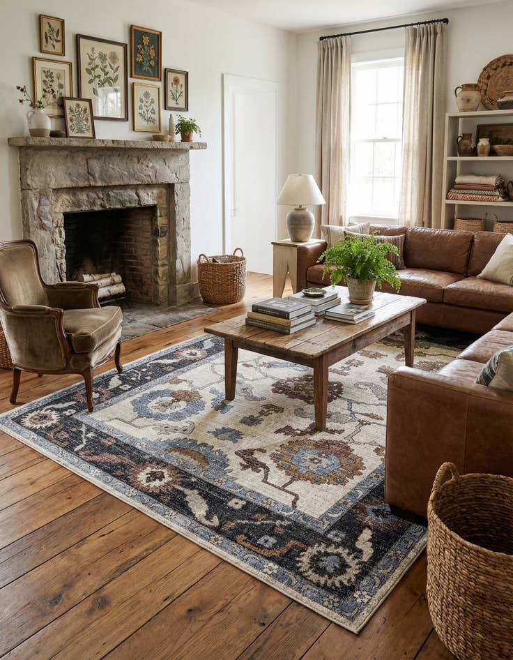 Detail image of 7' 10 x 10' Eco Traditional Rug