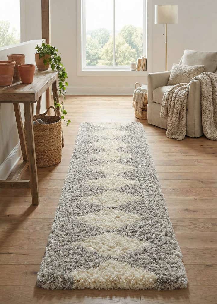2' 7 x 12' Infinity Shag Runner Rug