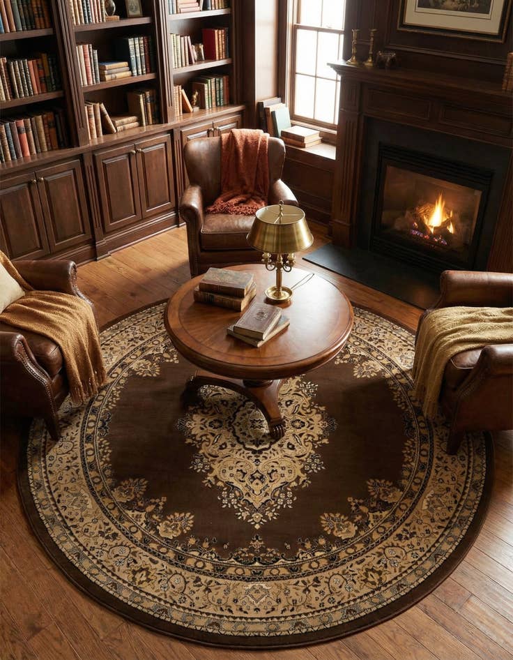 Detail image of 7' 10 x 7' 10 Amaya Round Rug