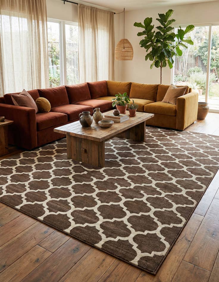 Detail image of 10' x 14' Trellis Rug