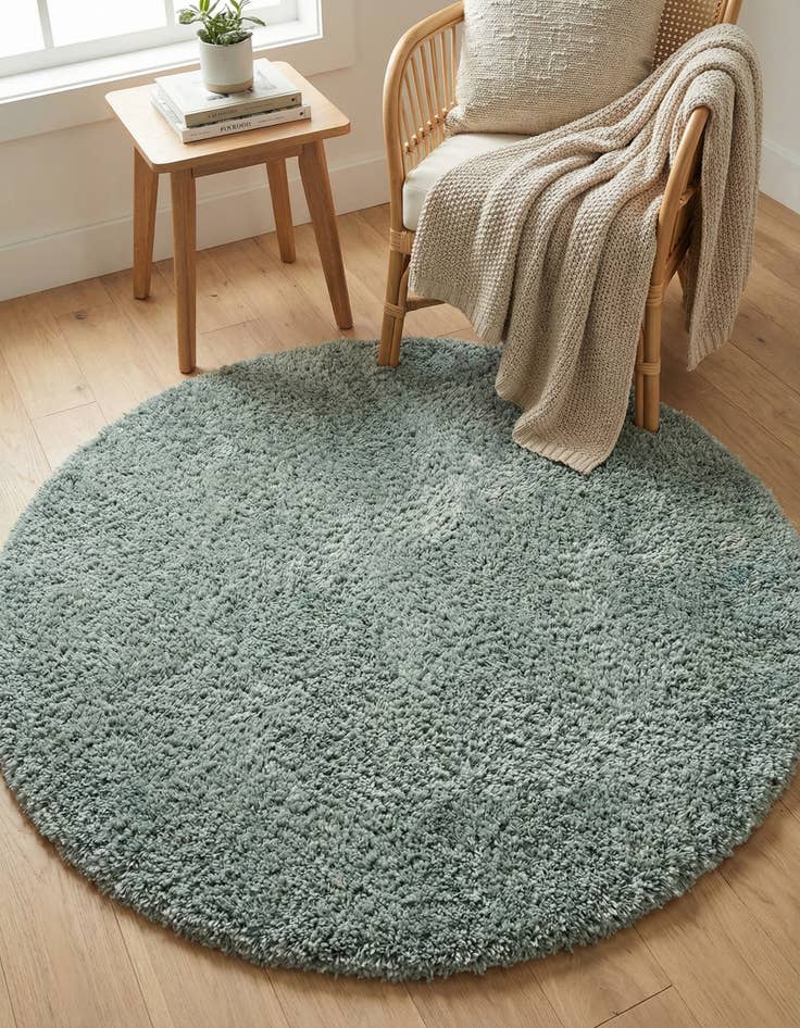 Detail image of 4' x 4' Infinity Shag Round Rug