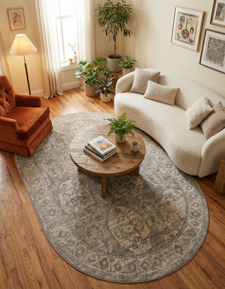 Detail image of 5' 3 x 8' Lola Oval Rug