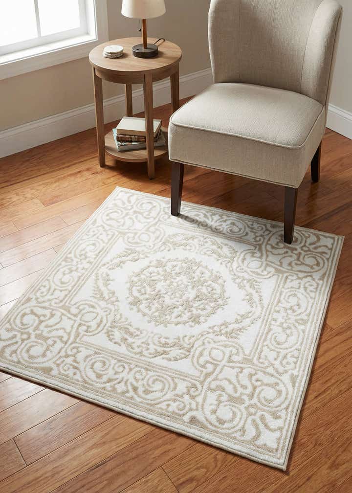 3' 3 x 3' 3 Hermitage Square Rug