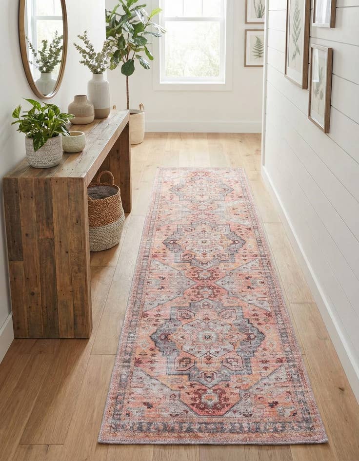 Detail image of 2' x 10' Washable Mangata Runner Rug