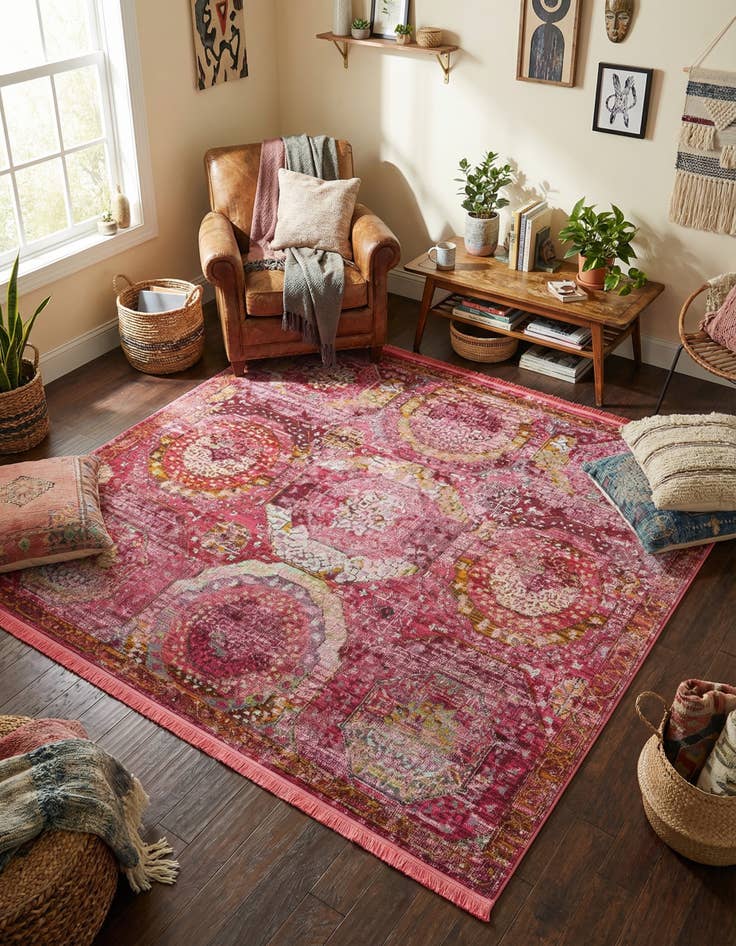 Detail image of 6' x 6' Havana Square Rug