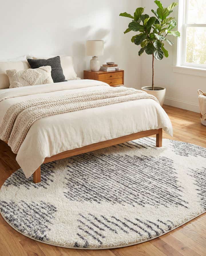 7' 10 x 10' Serenity Shag Oval Rug