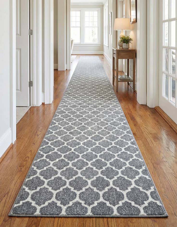 Detail image of 2' 7 x 19' 8 Lattice Runner Rug