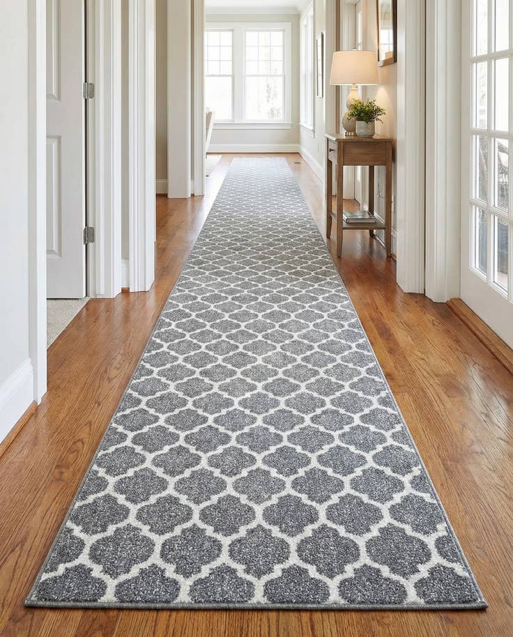 Detail image of 2' 7 x 19' 8 Lattice Runner Rug