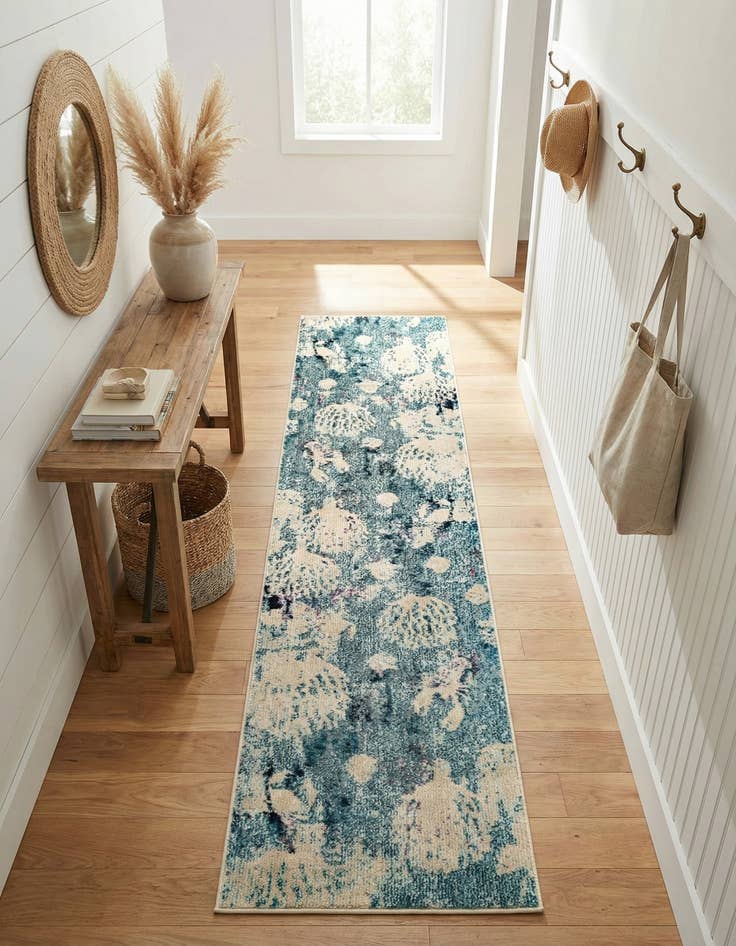 Detail image of 2' x 8' Washable Amalfi Runner Rug