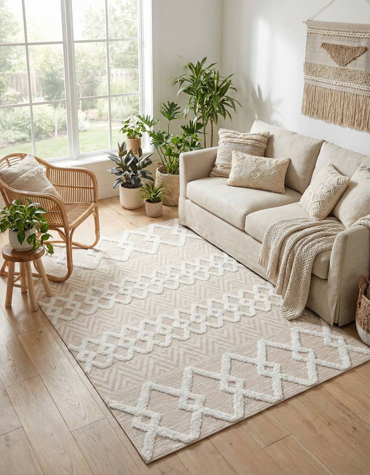 Detail image of 5' 3 x 8' Sabrina Soto Casa Valencia Rug