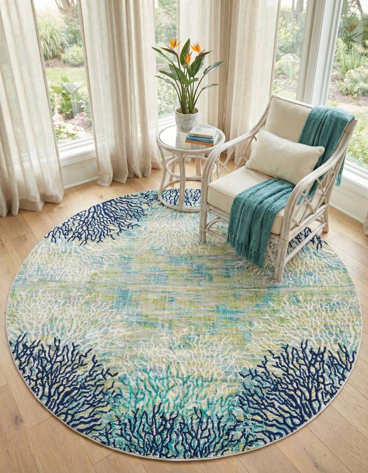 Detail image of 7' x 7' Ariel Round Rug