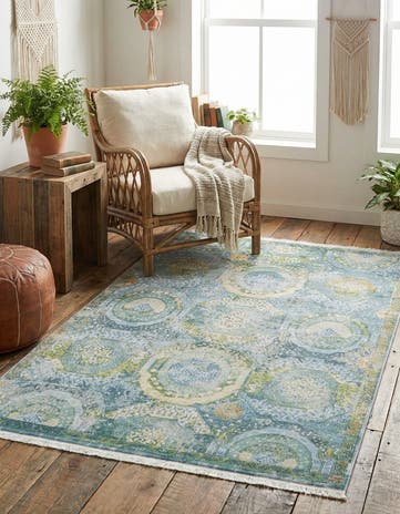 Light Blue Santiago Rug