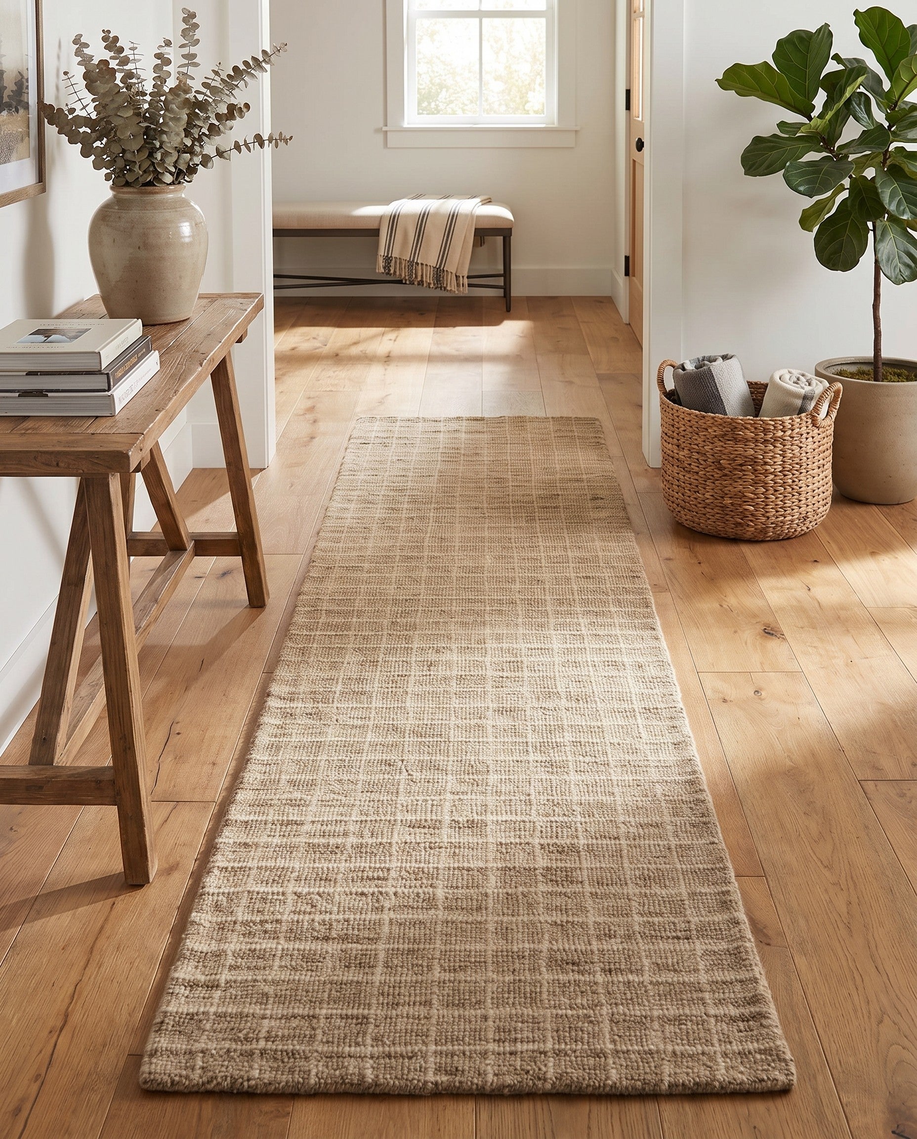2' x 8' Heritage Line Wool Runner Rug