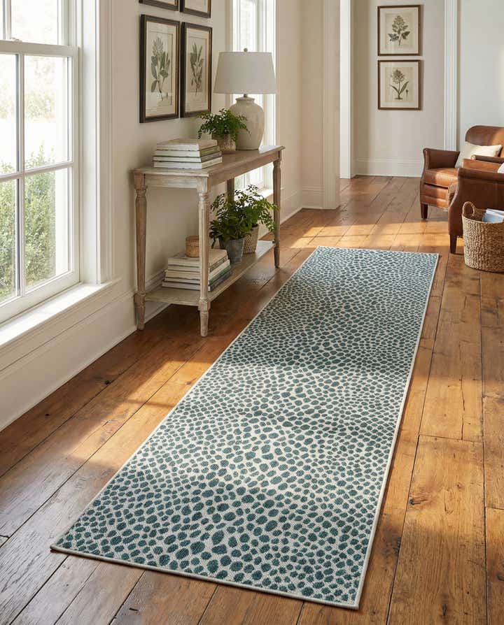 2' 7 x 10' Easy-Clean Jill Zarin Indoor / Outdoor Runner Rug