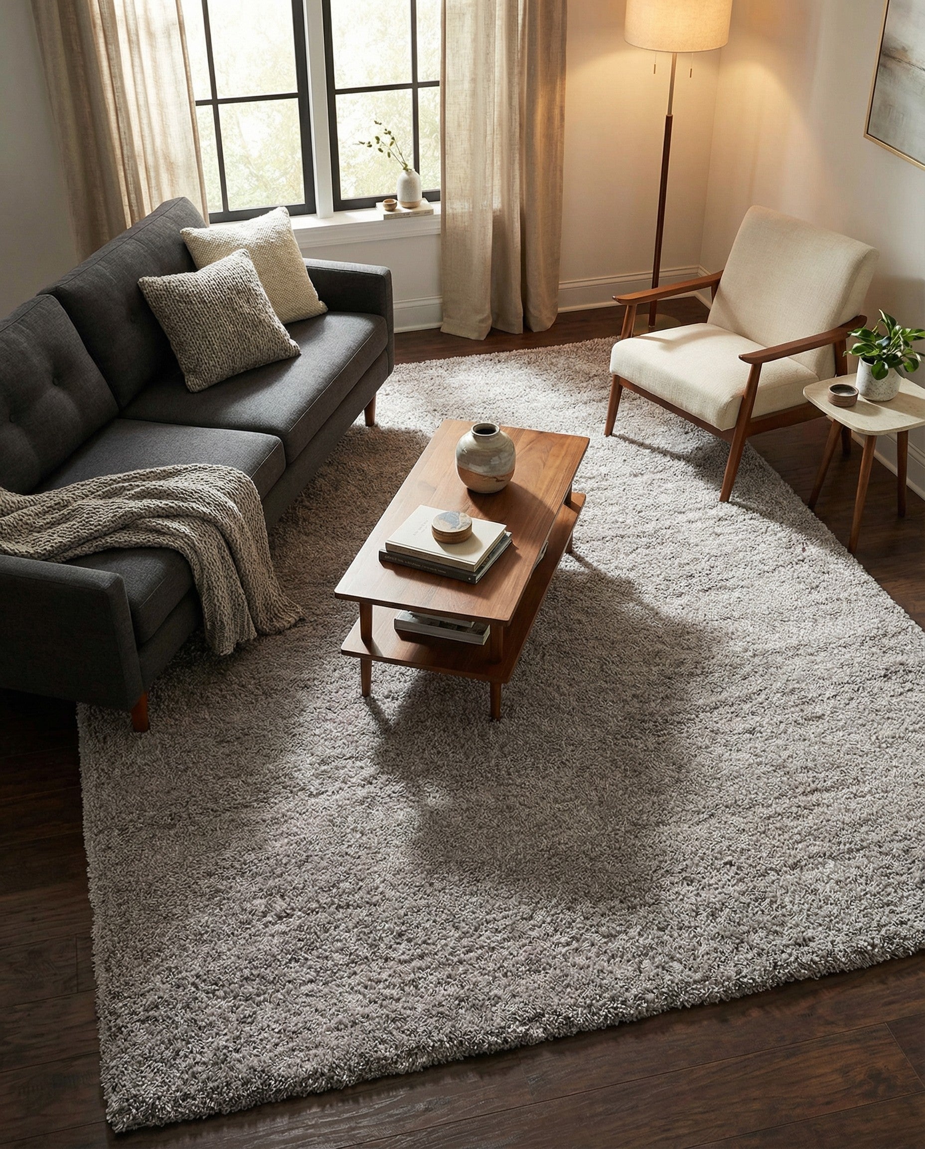 7' 10 x 11' Zermatt Shag Rug
