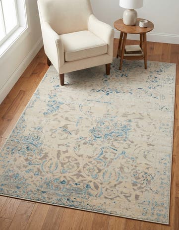Dark Beige Victoria Rug