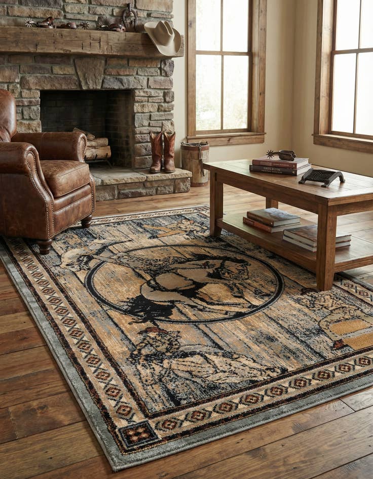 Detail image of 4' x 6' Pioneer Rug