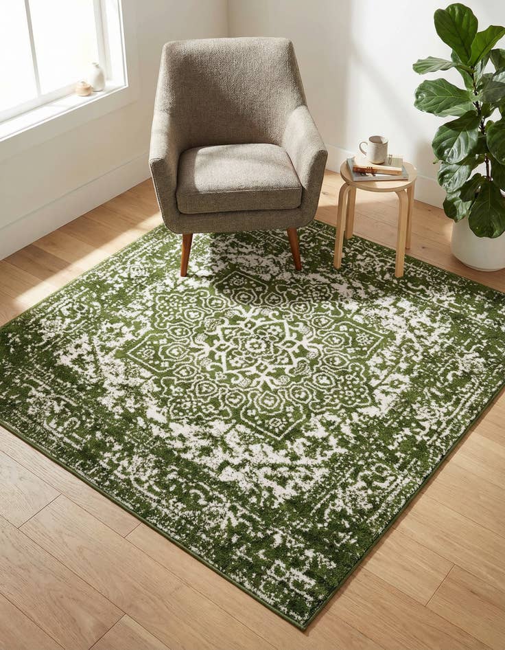 Detail image of 5' 3 x 5' 3 Arlington Square Rug