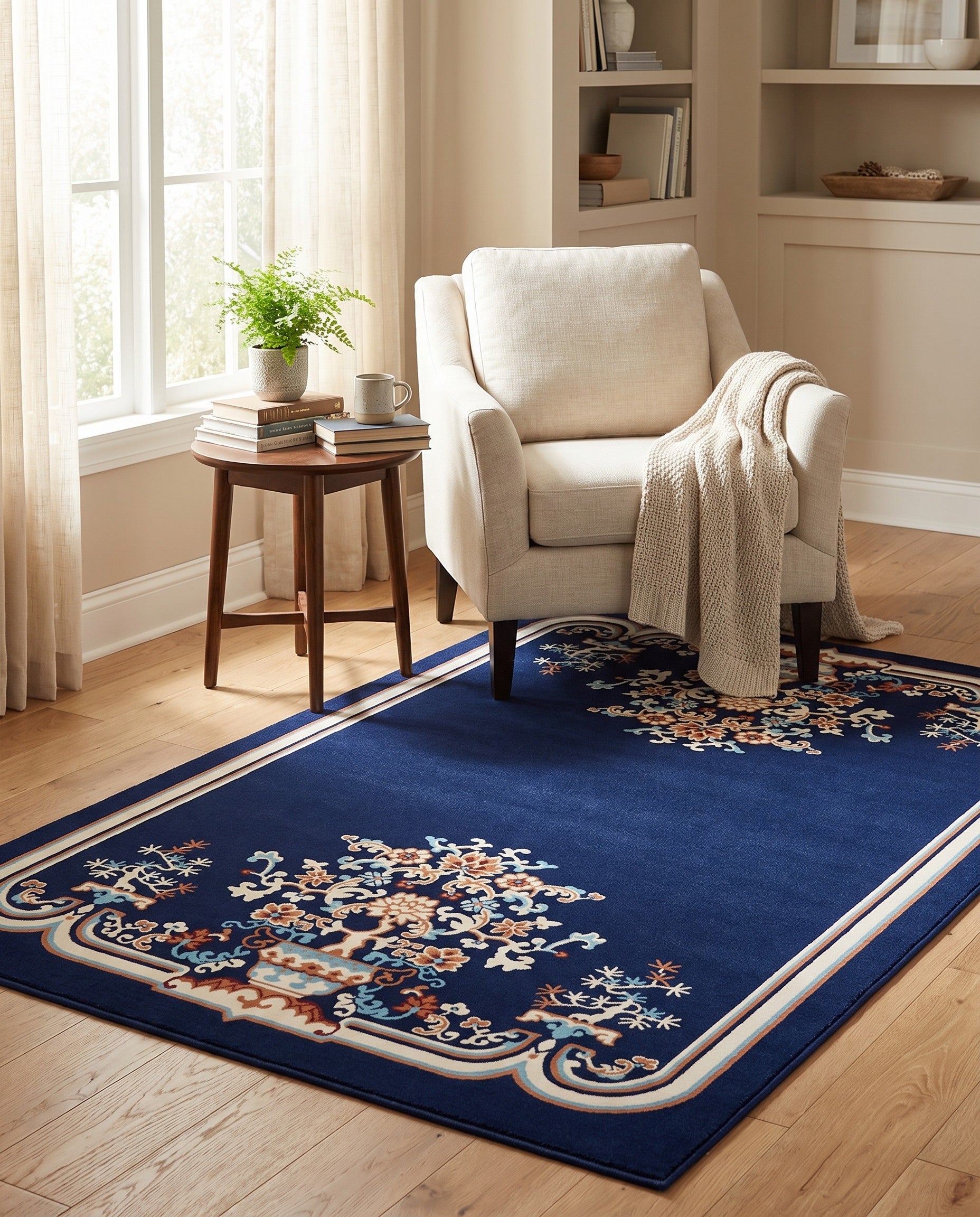 4' x 6' Nain Design Rug