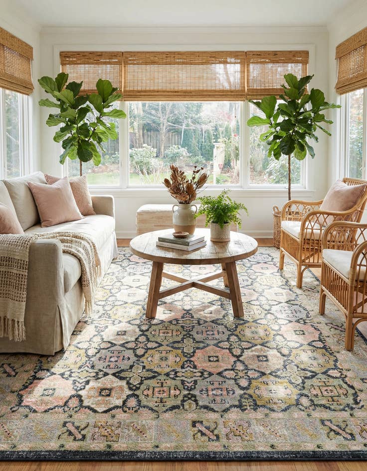Detail image of 9' x 12' Kamala Washable Rug