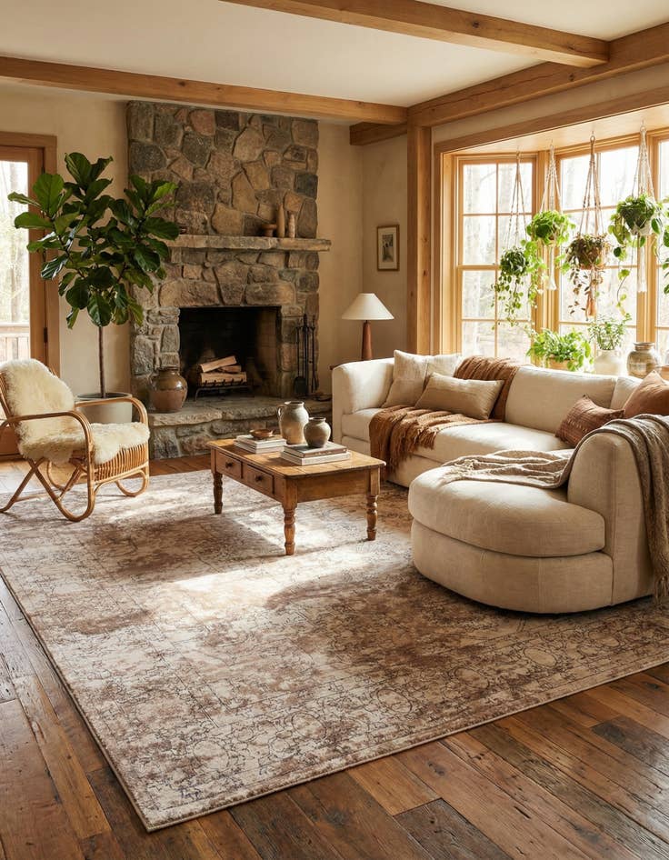 Detail image of 13' x 13' Oregon Square Rug