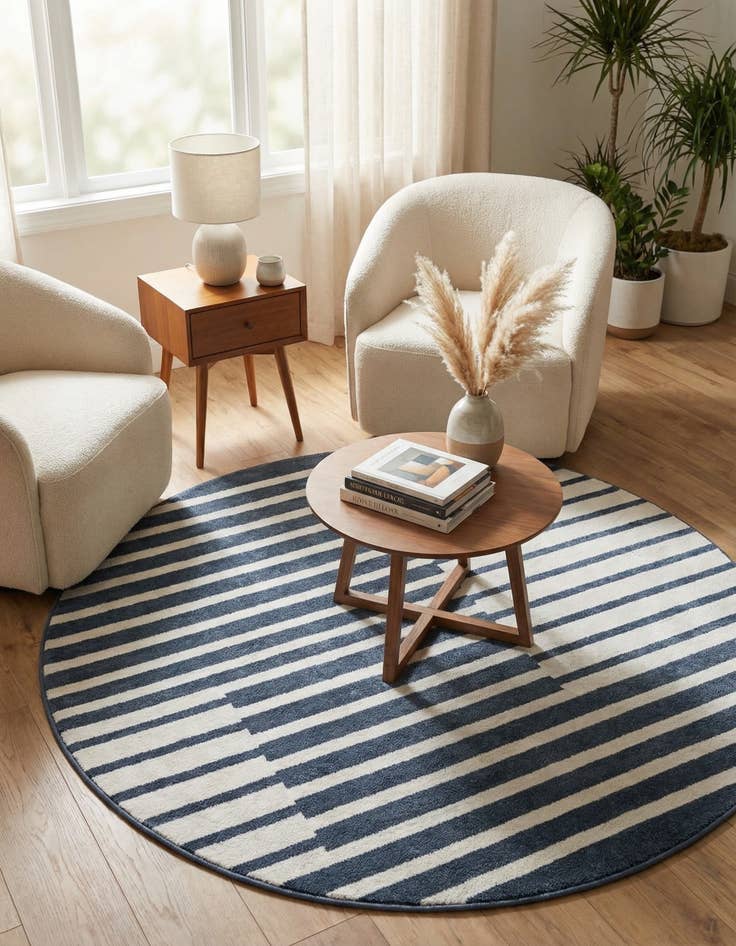 Detail image of  7' 10 x 7' 10 Oslo Round Rug