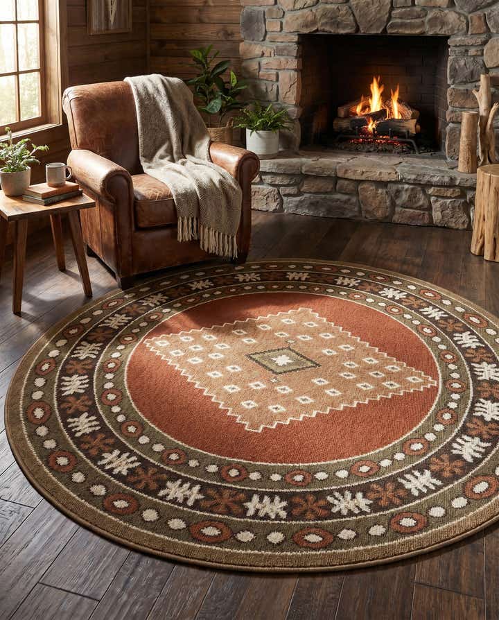 5' x 5' Grand Tradition Round Rug