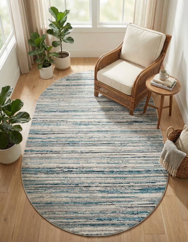 Detail image of 5' 3 x 8' Finsbury Oval Rug