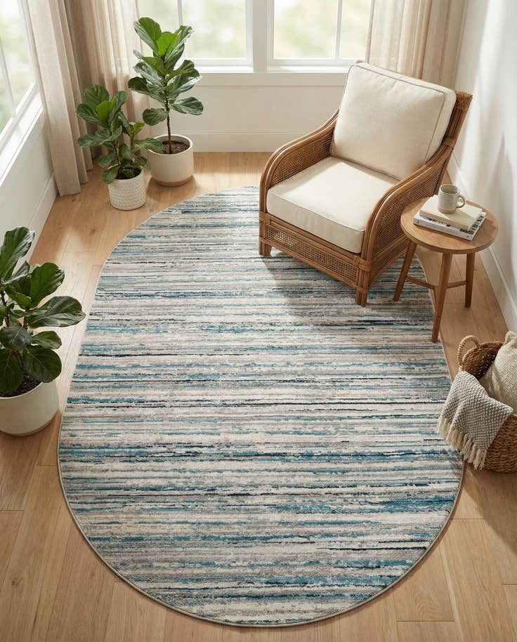 Detail image of 5' 3 x 8' Finsbury Oval Rug