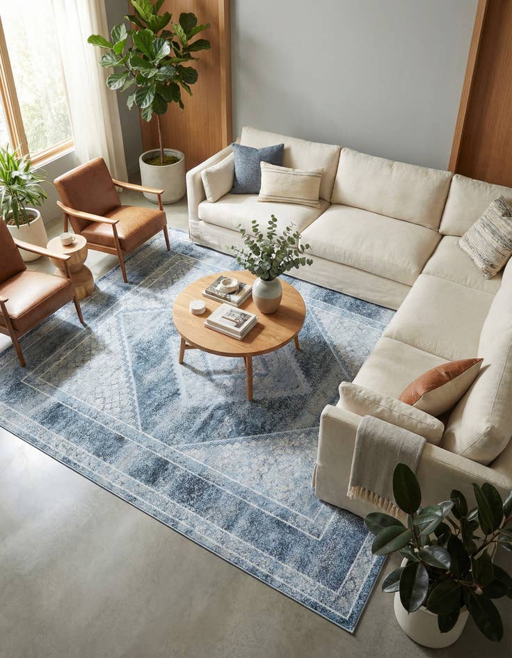 Detail image of 10' x 14' Kamala Washable Rug