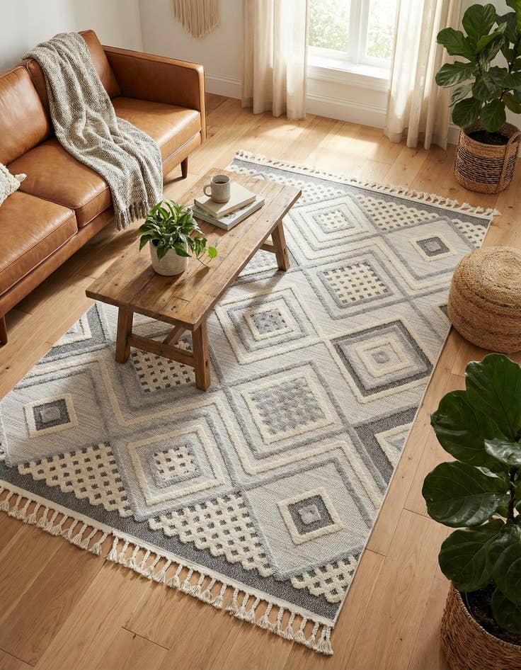 Detail image of 5' 3 x 8' Arlo Rug