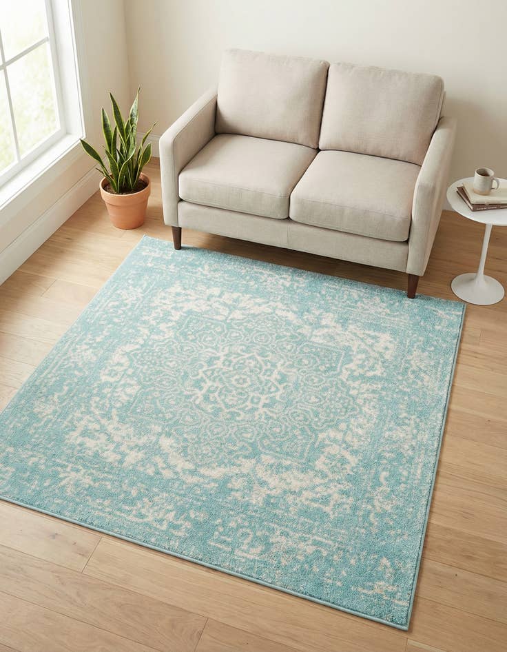 Detail image of 5' 3 x 5' 3 Arlington Square Rug