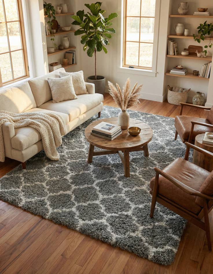 Detail image of 8' x 10' Marrakesh Shag Rug